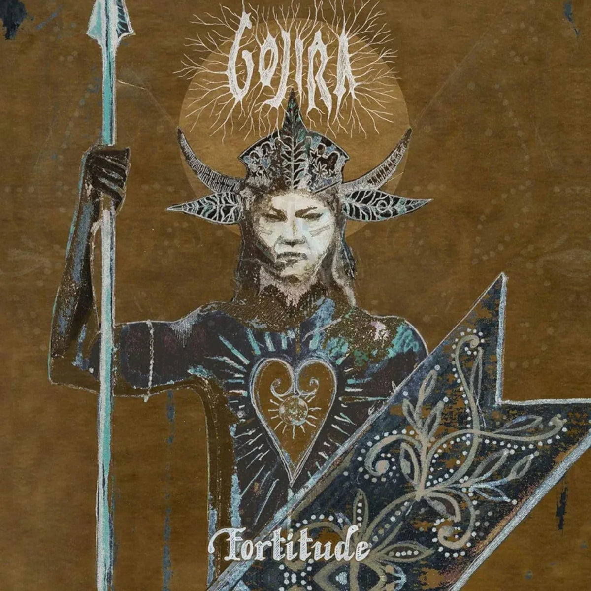 Gojira  – Fortitude  Vinyle, LP, Album, Edition limitée, Brown and Grey Splatter