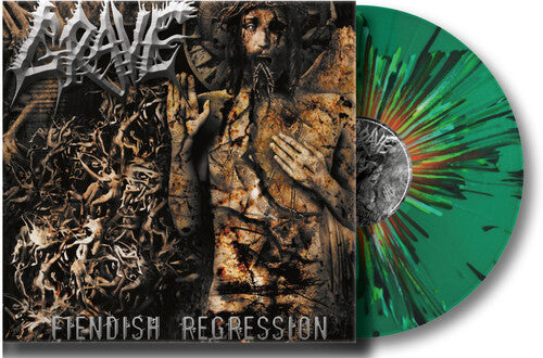 Grave - Fiendish Regression Vinyle, LP, Album, Réédition, Édition Limitée, Green Splatter