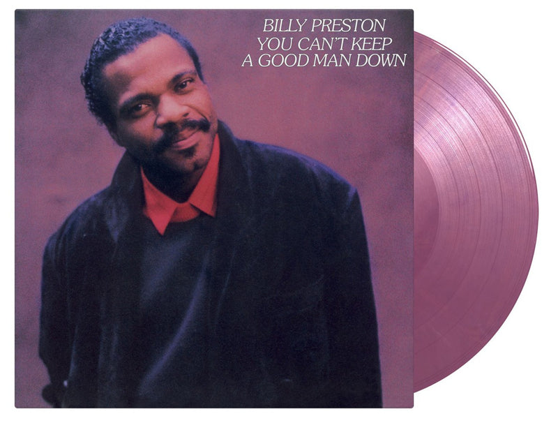 Billy Preston – You Can't Keep A Good Man Down  Vinyle, LP, Album, Édition Limitée, Numéroté, Réédition, Remasterisé, Pink & Purple Marbled, 180g