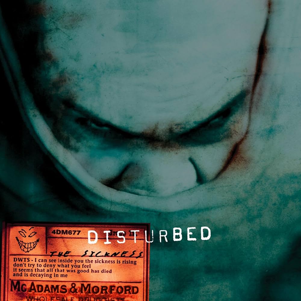 Disturbed - The Sickness Vinyle, LP, 25ème Anniversaire, Édition Limitée, Green