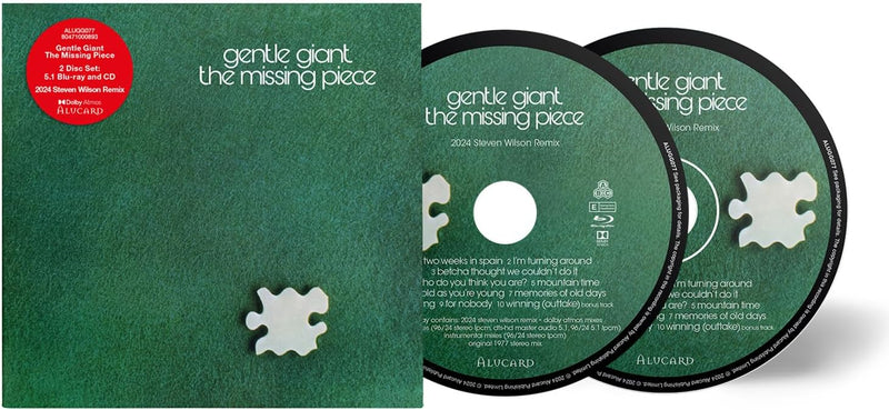 Gentle Giant – The Missing Piece  CD + Blu-Ray, Album, Réédition, Remixé