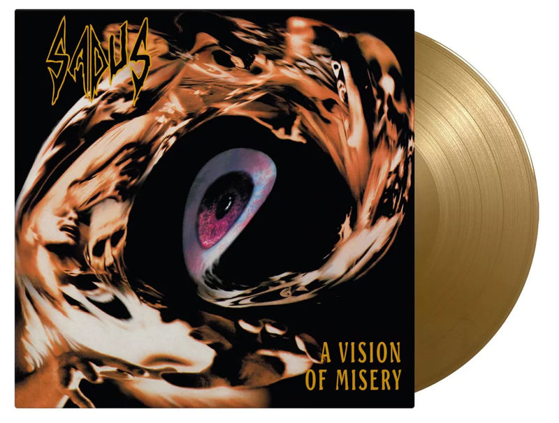 Sadus – A Vision Of Misery  Vinyle, LP, Album, Édition Limitée, Numéroté, Réédition, Or