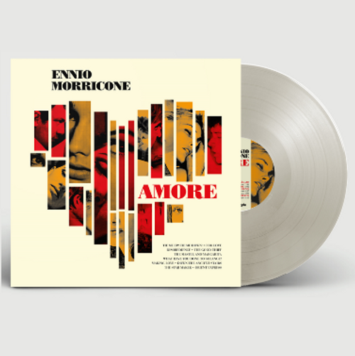 Ennio Morricone - Amore Vinyle, LP, Album, Clear Transparent