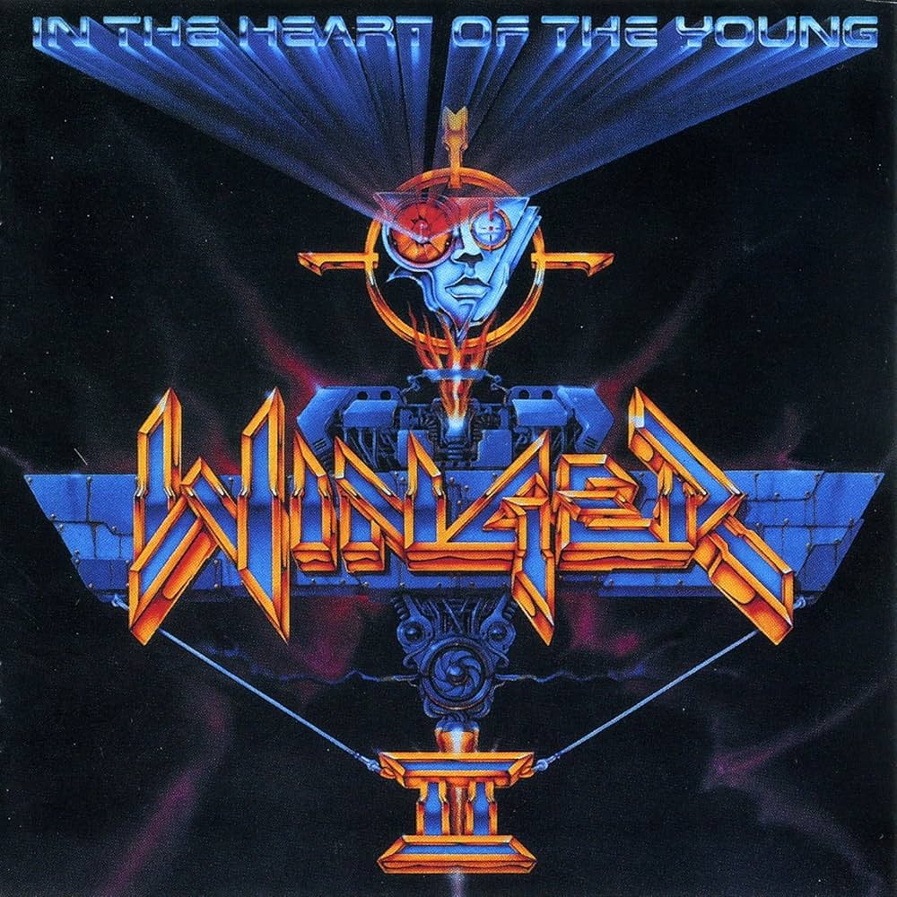 Winger – In The Heart Of The Young  Vinyle, LP, Album, Réédition, Bleu