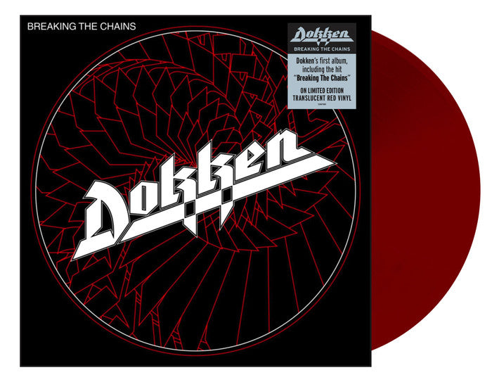 Dokken – Breaking The Chains  Vinyle, LP, Album, Édition Limitée, Réédition, Rouge Transparent