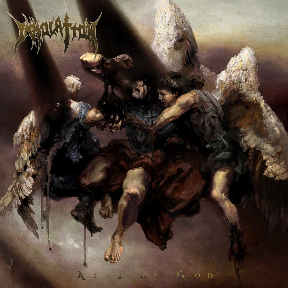 Immolation – Acts Of God  2 x Vinyle, LP, 45 RPM, Album, Édition limitée, Bone & Beer Swirl with Violet Splatter