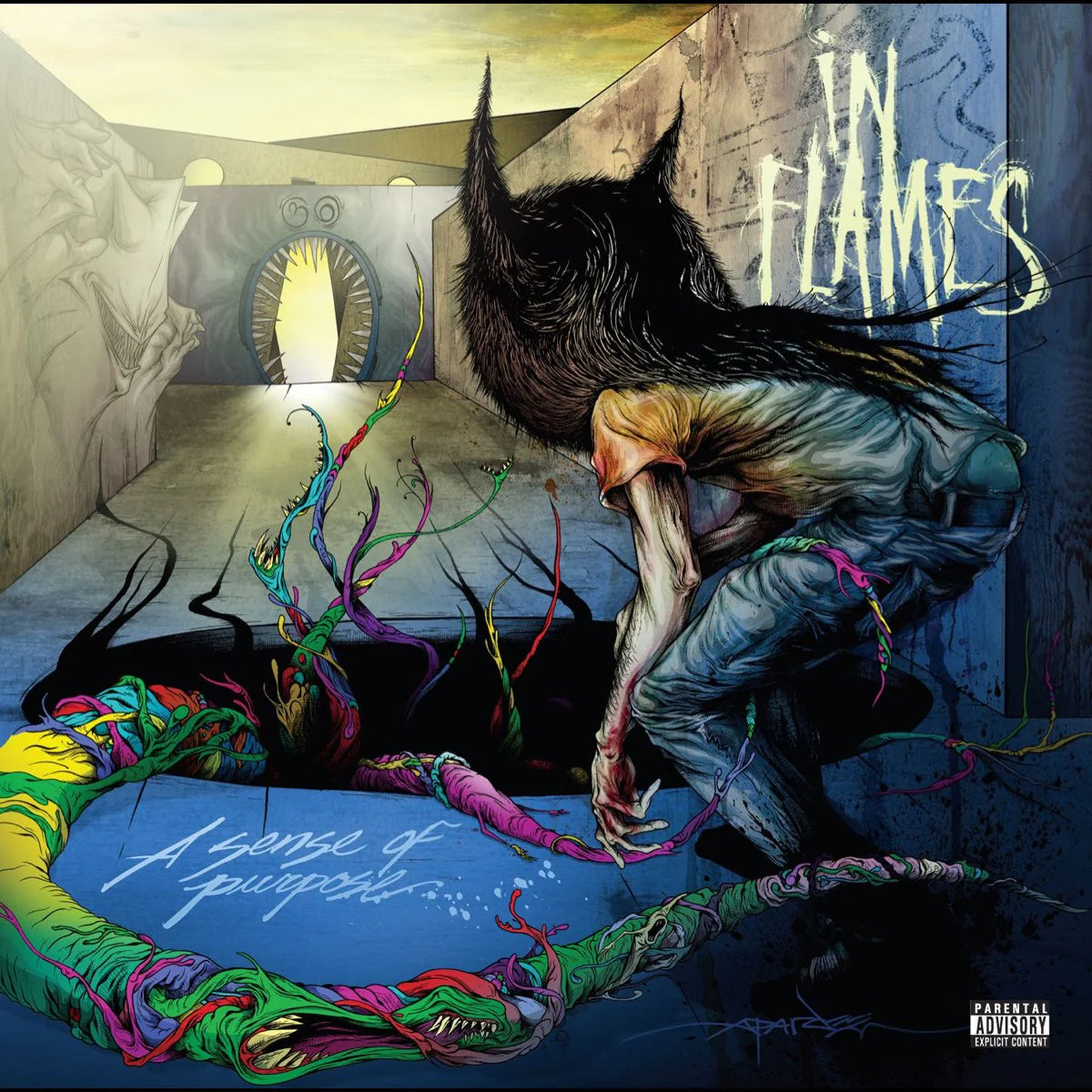 In Flames – A Sense of Purpose 2 x Vinyle, LP, Album, Édition Limitée, Transparent Ocean Blue