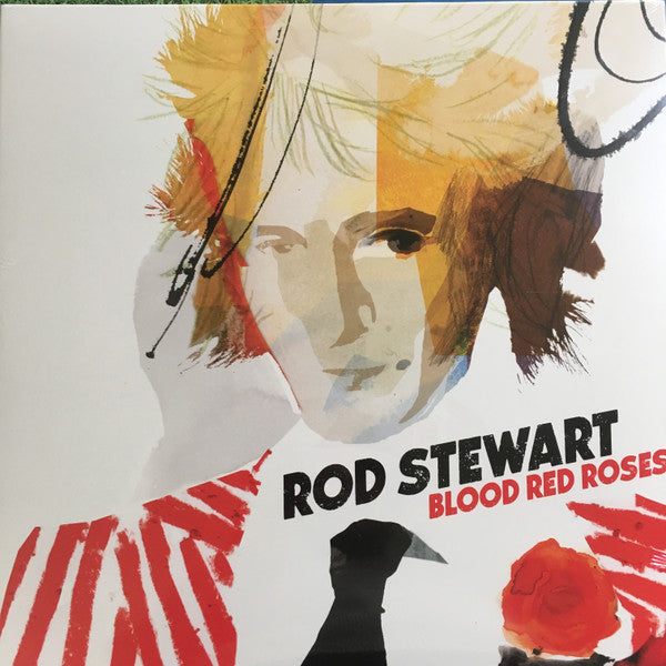 Rod Stewart – Blood Red Roses (USAGÉ)  2 x Vinyle, LP, Album