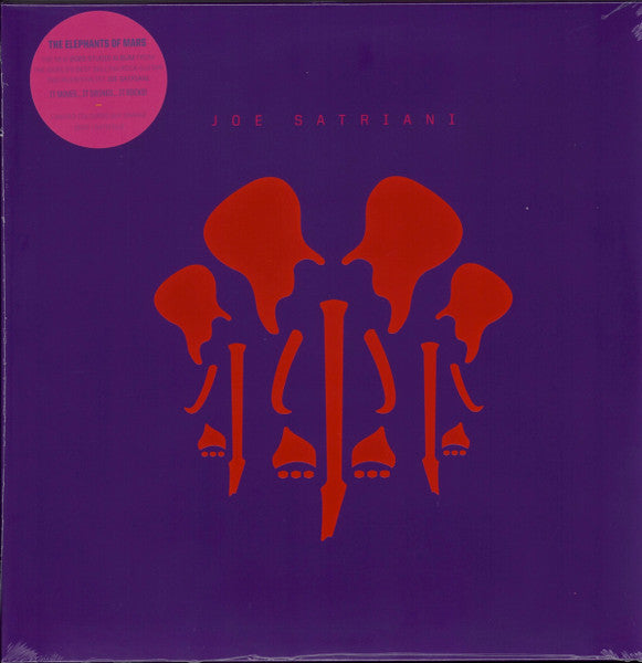 Joe Satriani – The Elephants Of Mars (USAGÉ)  2 x Vinyle, LP, Album, Édition Limitée, Orange