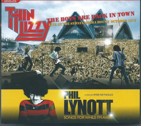Thin Lizzy, Phil Lynott – The Boys Are Back In Town (Live At The Sydney Opera House October 1978) / Songs For While I'm Away 2 x DVD, CD, Remaster