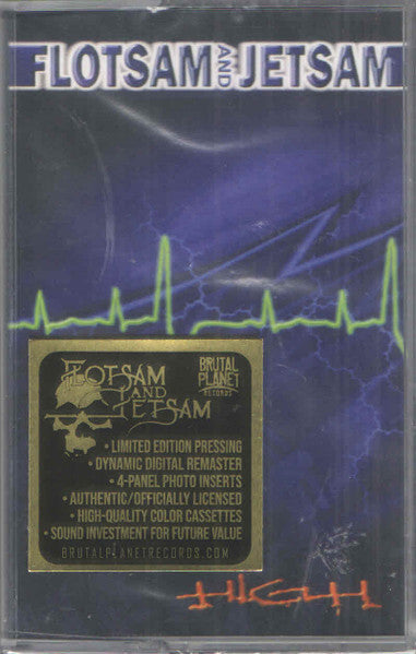Flotsam And Jetsam – High Cassette, Album, Réédition, Blue