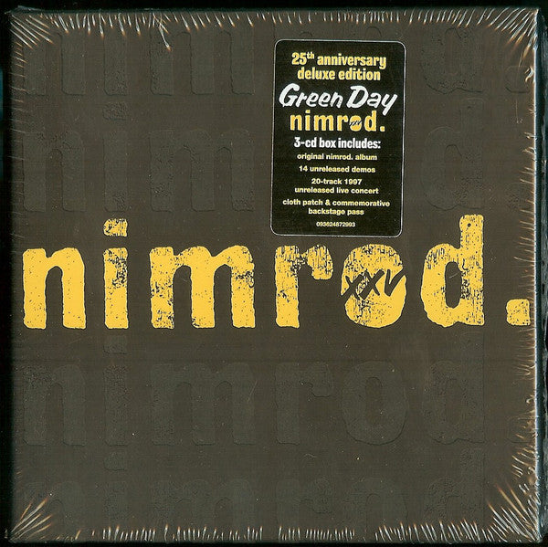 Green Day – Nimrod. XXV  3 x CD, Album, Réédition