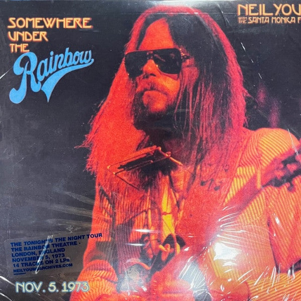 Neil Young With The Santa Monica Flyers – Somewhere Under The Rainbow (Nov. 5. 1973) 2 x Vinyle, LP, Album