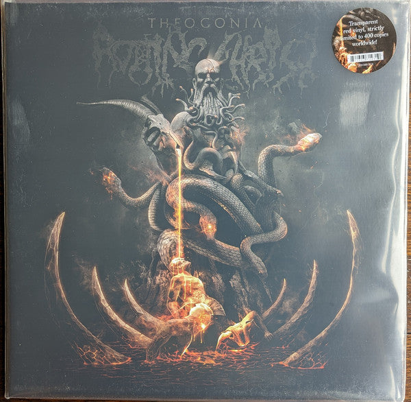 Rotting Christ – Theogonia  Vinyle, LP, Album, Édition Limitée, Réédition, Rouge Transparent
