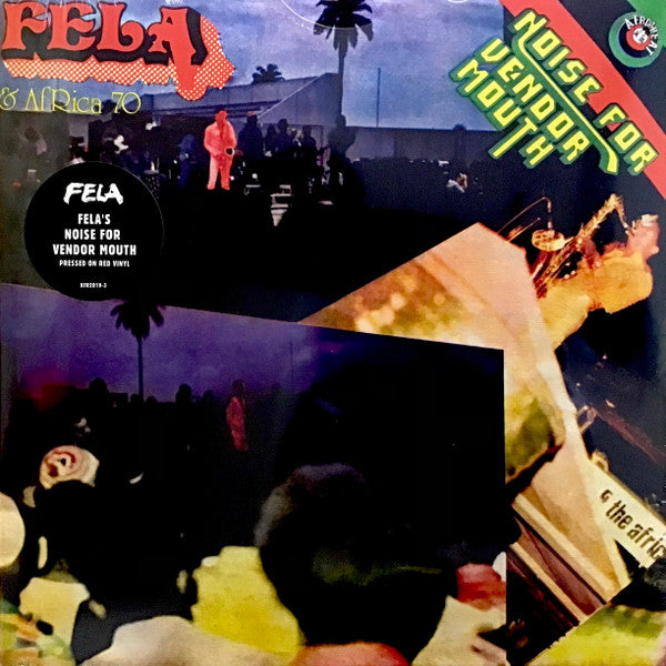 Fela Ransome Kuti & The Africa 70 – Noise For Vendor Mouth  Vinyle, LP, Album, Réédition, Rouge