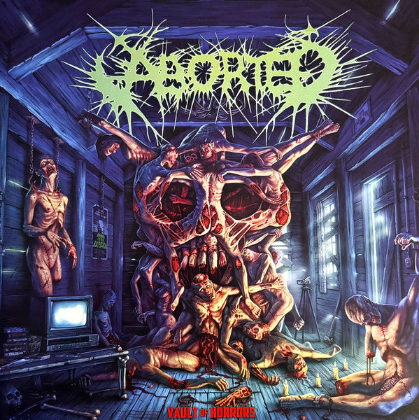 Aborted – Vault Of Horrors Vinyle, LP, Album, Purple/Black Split
