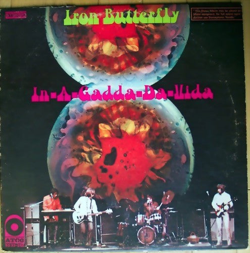 Iron Butterfly – In-A-Gadda-Da-Vida (USAGÉ)  Vinyle, LP, Album, Réédition