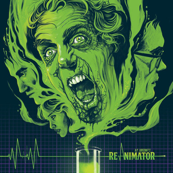 Richard Band – H.P. Lovecraft's Re-Animator Vinyle, LP, Album, Édition Limitée, 180g, Yellow & Green Swirl