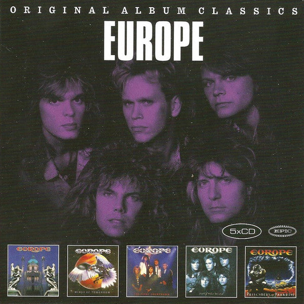 Europe – Original Album Classics 5 x CD, Compilation