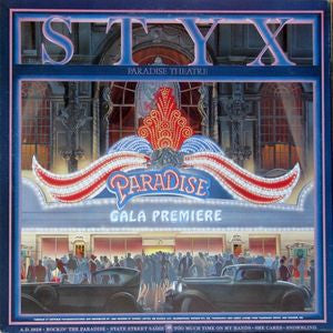 Styx – Paradise Theatre (USAGÉ) Vinyle, LP, Album, Gatefold, Reissue