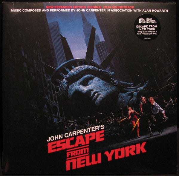 John Carpenter In Association With Alan Howarth – John Carpenter's Escape From New York (Original Film Soundtrack - New Expanded Edition) (USAGÉ) 2 x Vinyle, LP, Album, 180g
