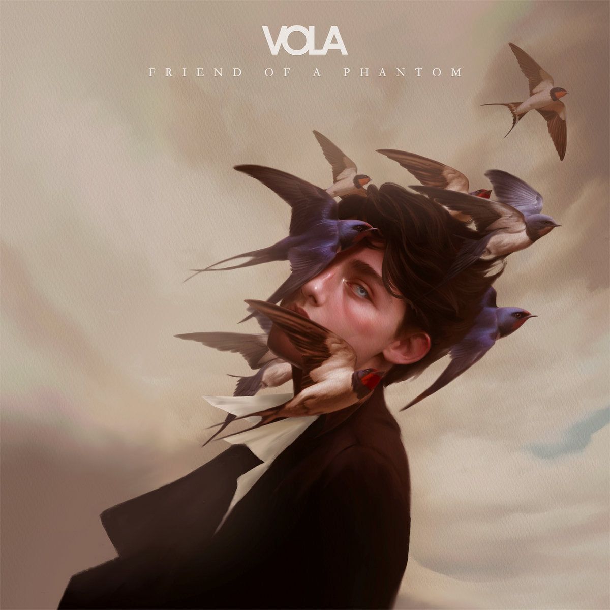 VOLA – Friend Of A Phantom LP, Album, Édition Limitée, Red & Black Marbled