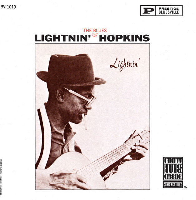 Lightnin' Hopkins –  Lightnin' (The Blues Of Lightnin' Hopkins) Vinyle, LP, Album, Réédition, Édition Limitée, Clear
