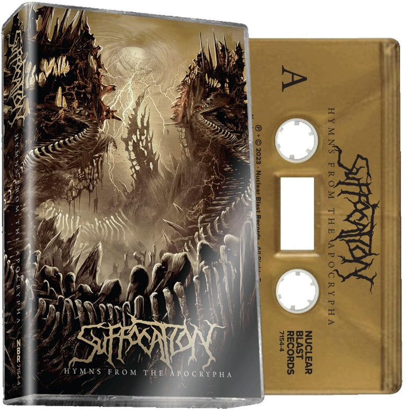 Suffocation – Hymns From The Apocrypha Cassette, Album, Gold