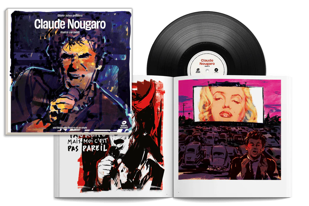 Claude Nougaro - Claude Nougaro Vinyle, LP + Livre BD 24 pages ...