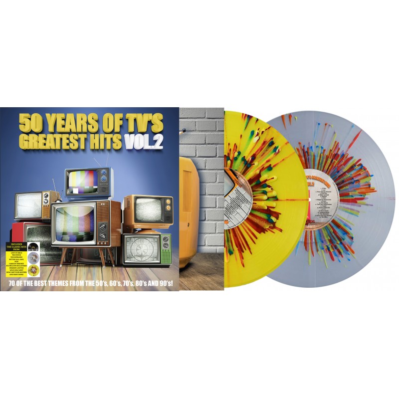 Artistes Divers - 50 Years of TV's Greatest Hits Vol. 2 - 2 x Vinyle, LP, Splatter