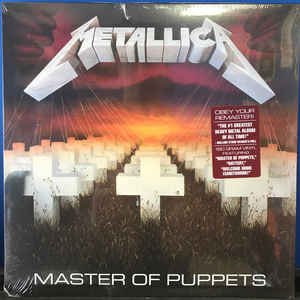 Metallica ‎– Master Of Puppets  Vinyle, LP, Album, Réédition, Remasterisé, 180g