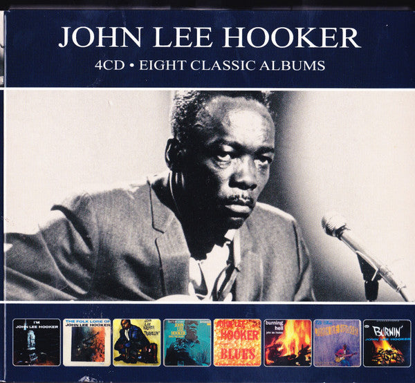 John Lee Hooker – Eight Classic Albums  4 x CD, Compilation, Réédition, Remasterisé