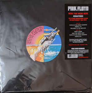 Pink Floyd ‎– Wish You Were Here  Vinyle, LP, Album, Réédition, Remasterisé, 180g