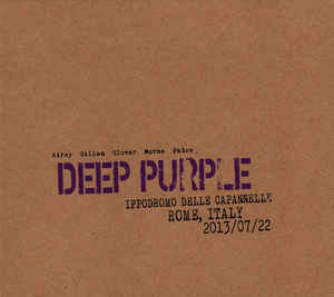 Deep Purple – Live In Rome 2013  2 × CD, album, édition limitée, numérotée