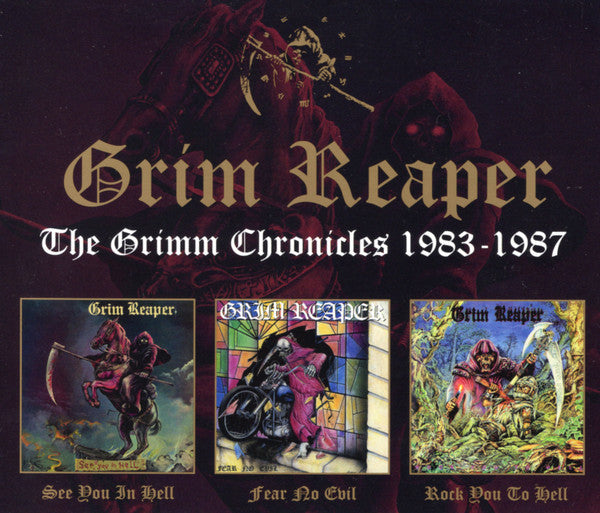 Grim Reaper – The Grimm Chronicles 1983-1987  3 x CD, Album, Réédition, Compilation