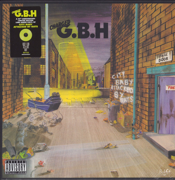Charged G.B.H. – City Baby Attacked By Rats  Vinyle, LP, Édition Limitée, Vert