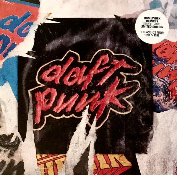 Daft Punk – "Homework" Remixes  2 x Vinyle, LP, Compilation, Édition Limitée, Stéréo