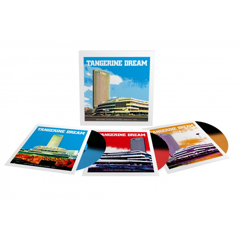 Tangerine Dream - Live In Paris, Palais Des Congrès - March 6th, 1978 - 3 x Vinyle, LP, Double Split Colored