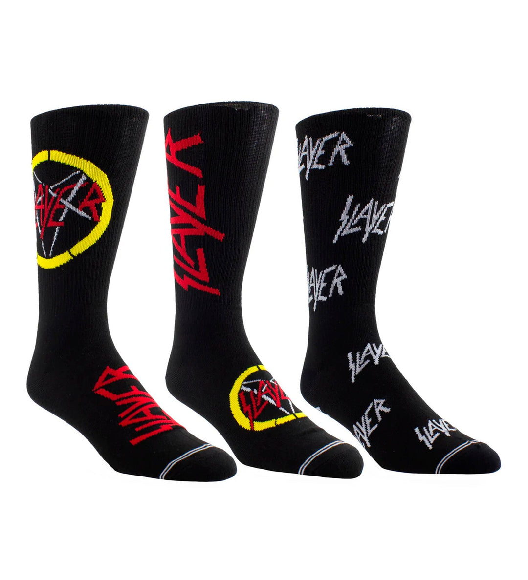 Slayer - Crew Socks (3 Pack Collector Guitar Shape Tin)