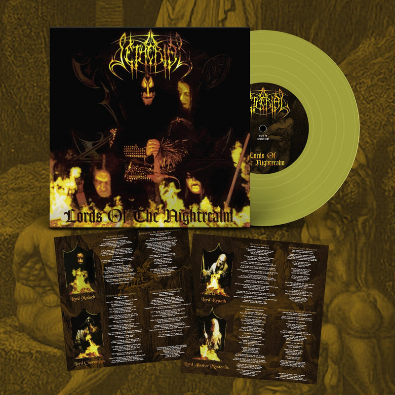 Setherial – Lords Of The Nightrealm  Vinyle, LP, Album, Édition Limitée, Réédition, Jaune Transparent