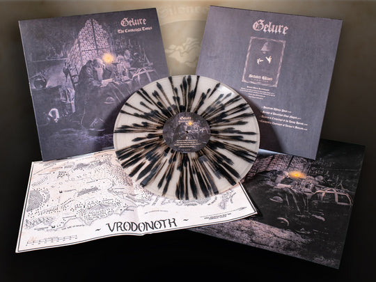 Gelure - The Candlelight Tomes Vinyle, LP, Album, Édition Limité, Numeroté, Glow in the Dark/Black Splatter