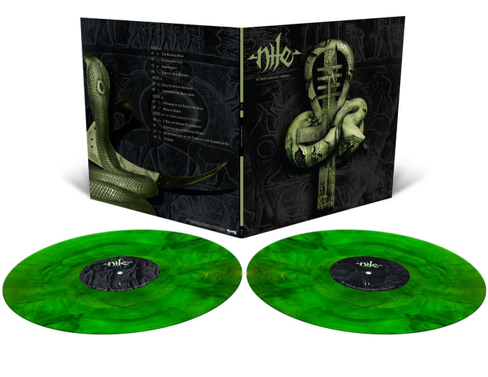 Nile – In Their Darkened Shrines  2 x Vinyle, LP, Album, Édition Limitée, Réédition,Custom Galaxy Merge