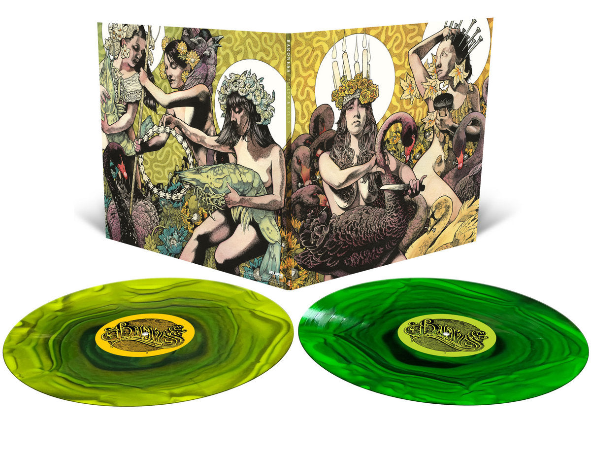 Baroness – Yellow & Green  2 x Vinyle, LP, Album, Réédition, Custom Ripple Edition