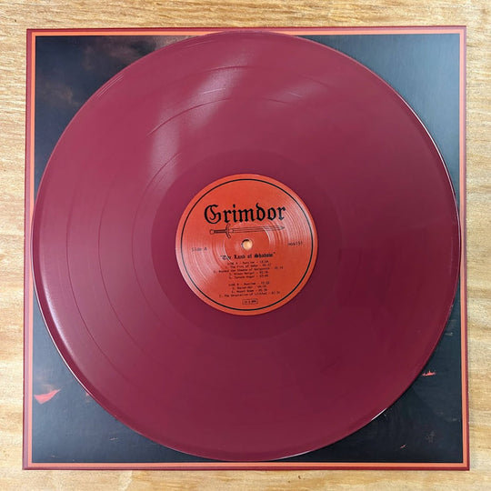 Grimdor - The Land of Shadow Vinyle, LP, Album, Édition Limité, Oxblood Red