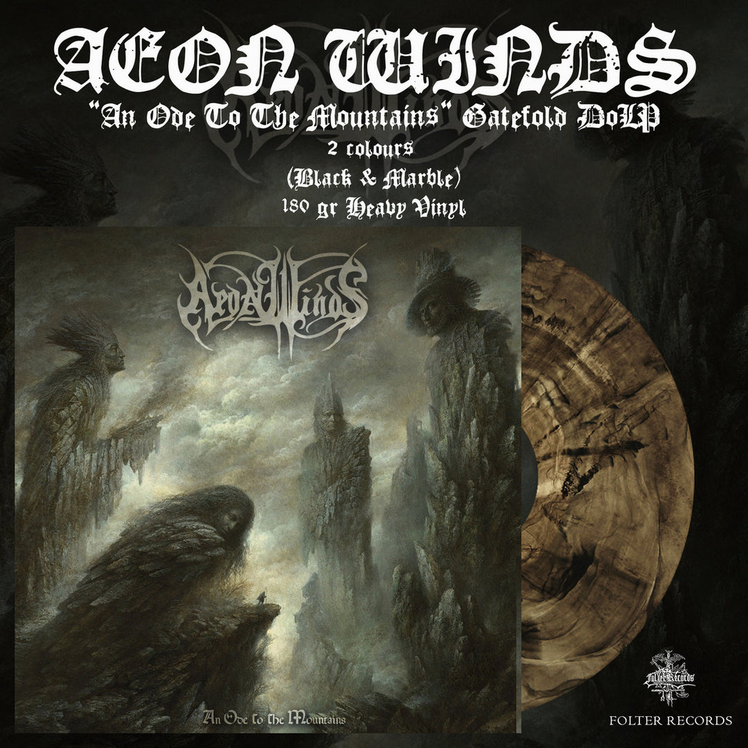 Aeon Winds - An Ode To The Mountains Vinyle, LP, Album, Édition Limité, Black Smoke Marbled