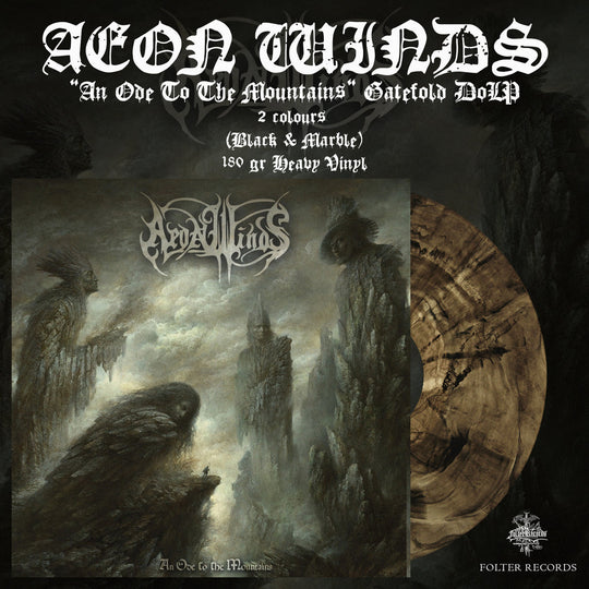 Aeon Winds - An Ode To The Mountains Vinyle, LP, Album, Édition Limité, Black Smoke Marbled