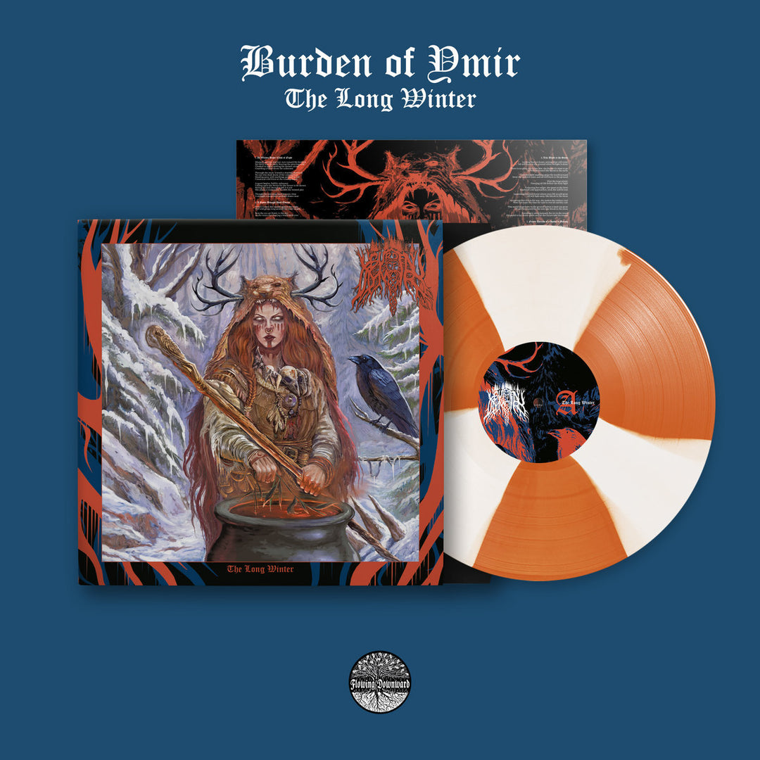 Burden Of Ymir – The Long Winter Vinyle, LP, Album, Édition Limité, Spinner Effect Orange And White