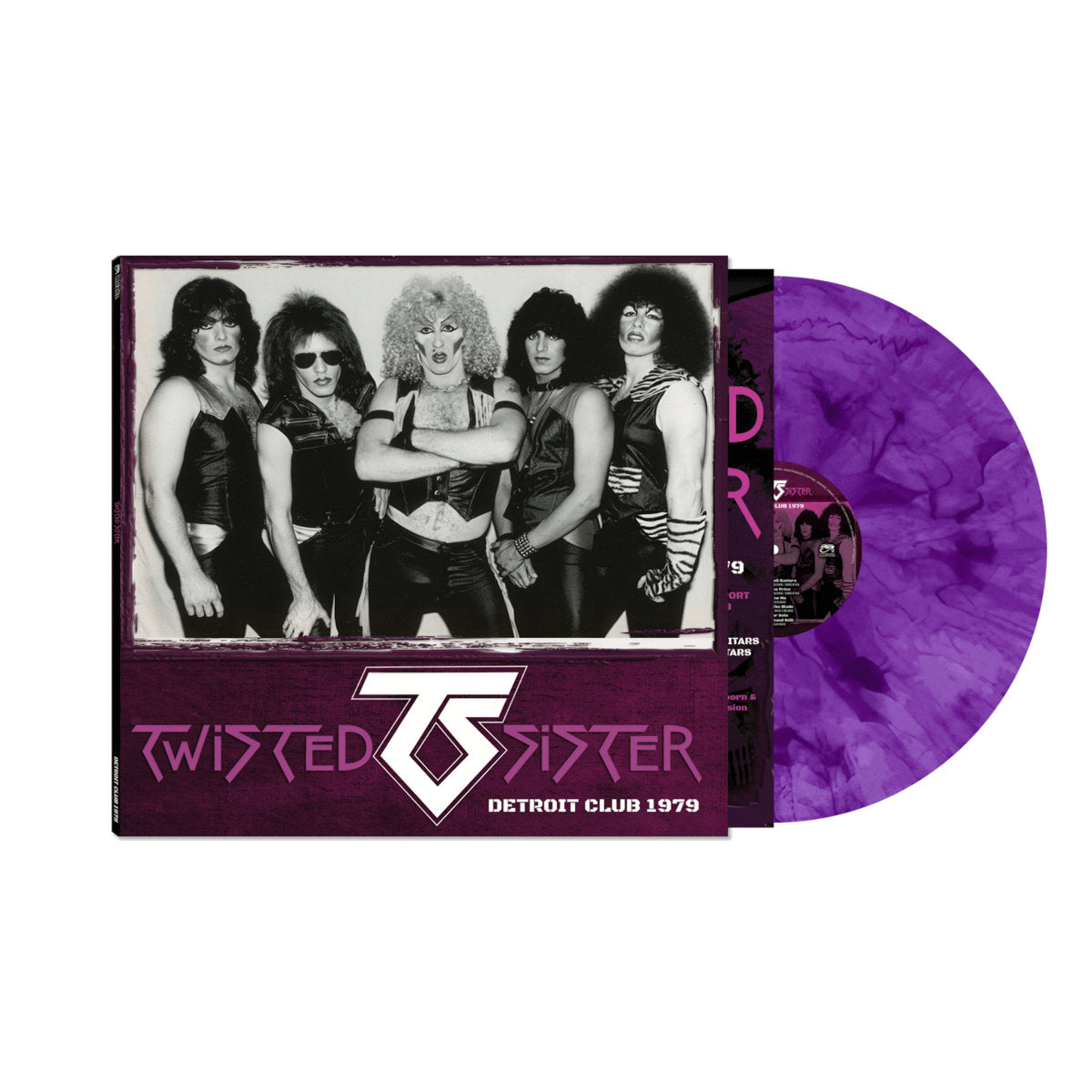 Twisted Sister – Detroit Club 1979  Vinyle, LP, Album, Purple Marble