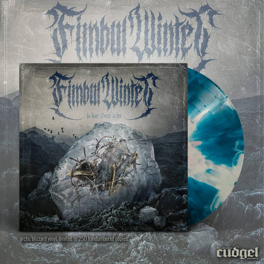 Fimbul Winter - What Once Was Vinyle, Album. LP, Édition Limité, Numbered, Sky Blue and White Marbled