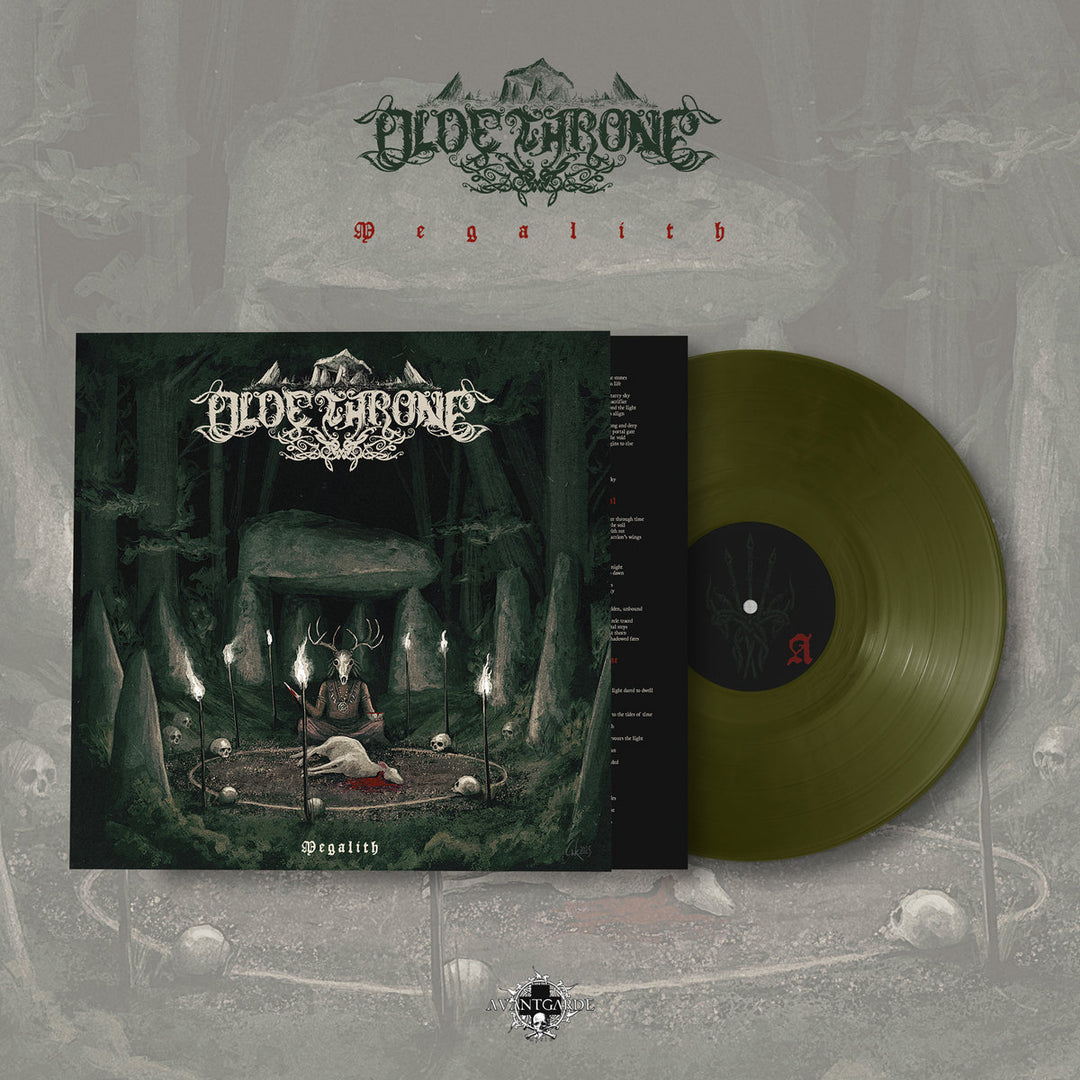 Olde Throne - Megalith Vinyle, LP, Album, Édition Limité, Swamp Green